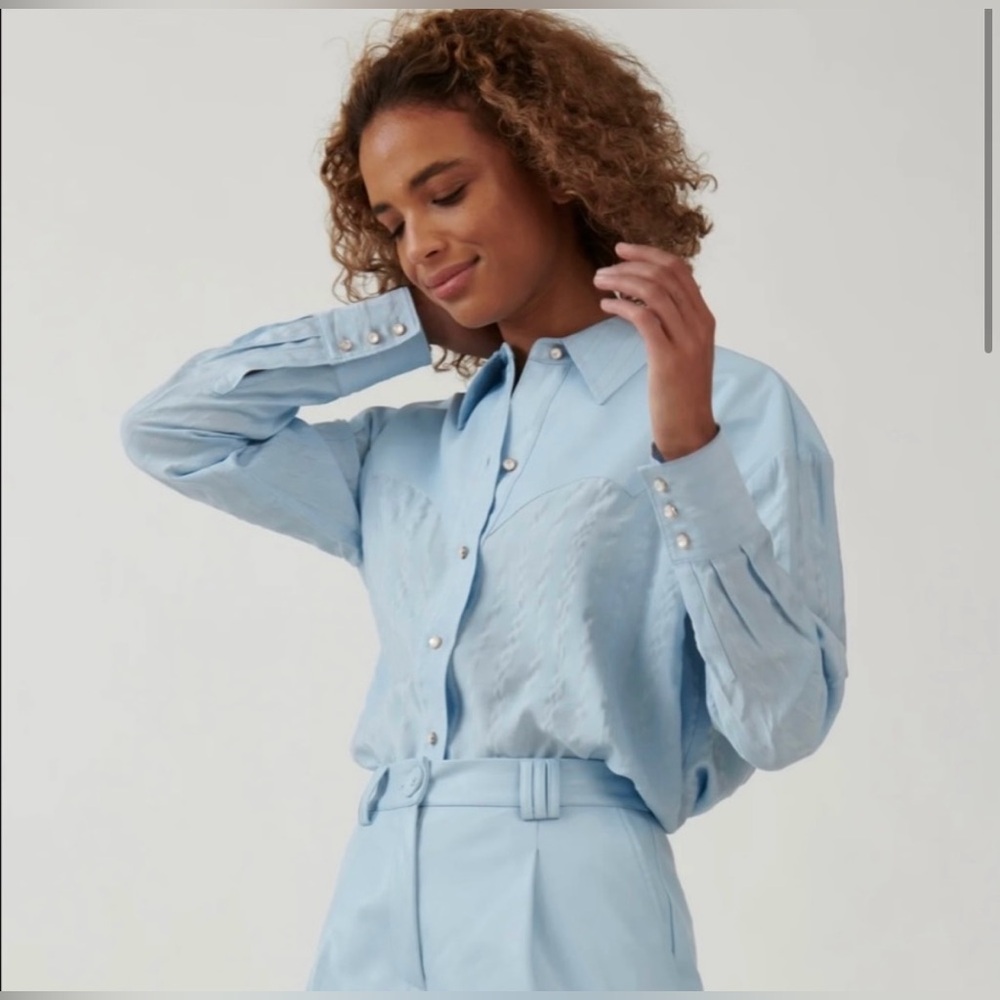 The Bright Side by Rocky Barnes Western Boyfriend Shirt